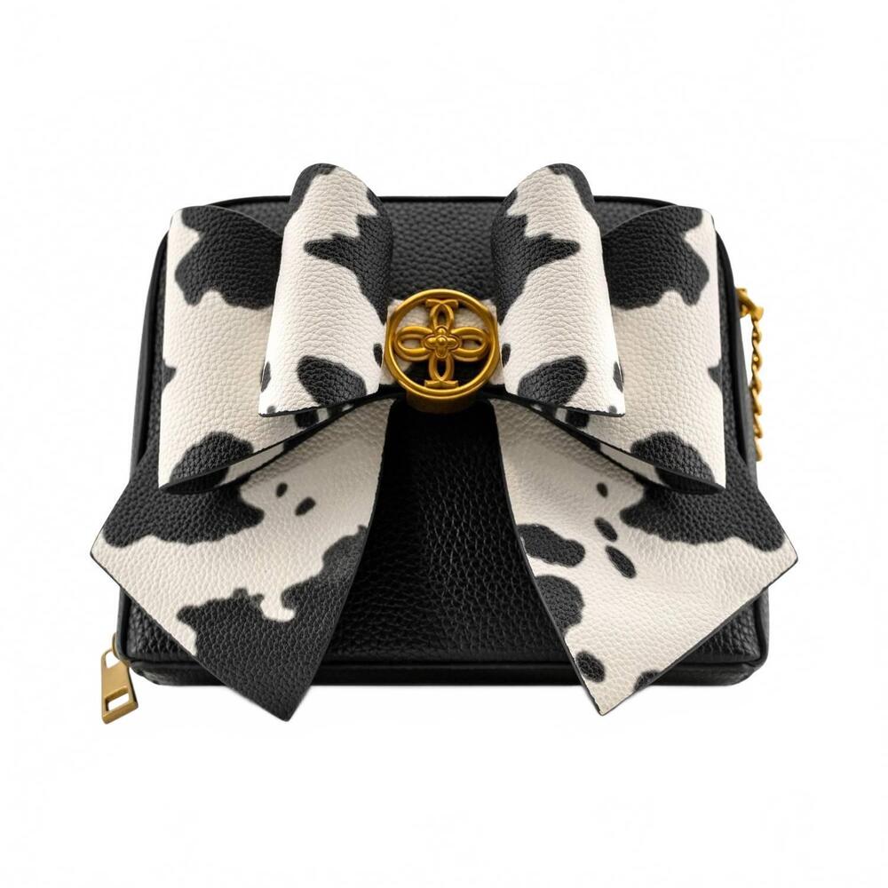 NEW LIKE DREAMS women's moo bow mini crossbody bag in black